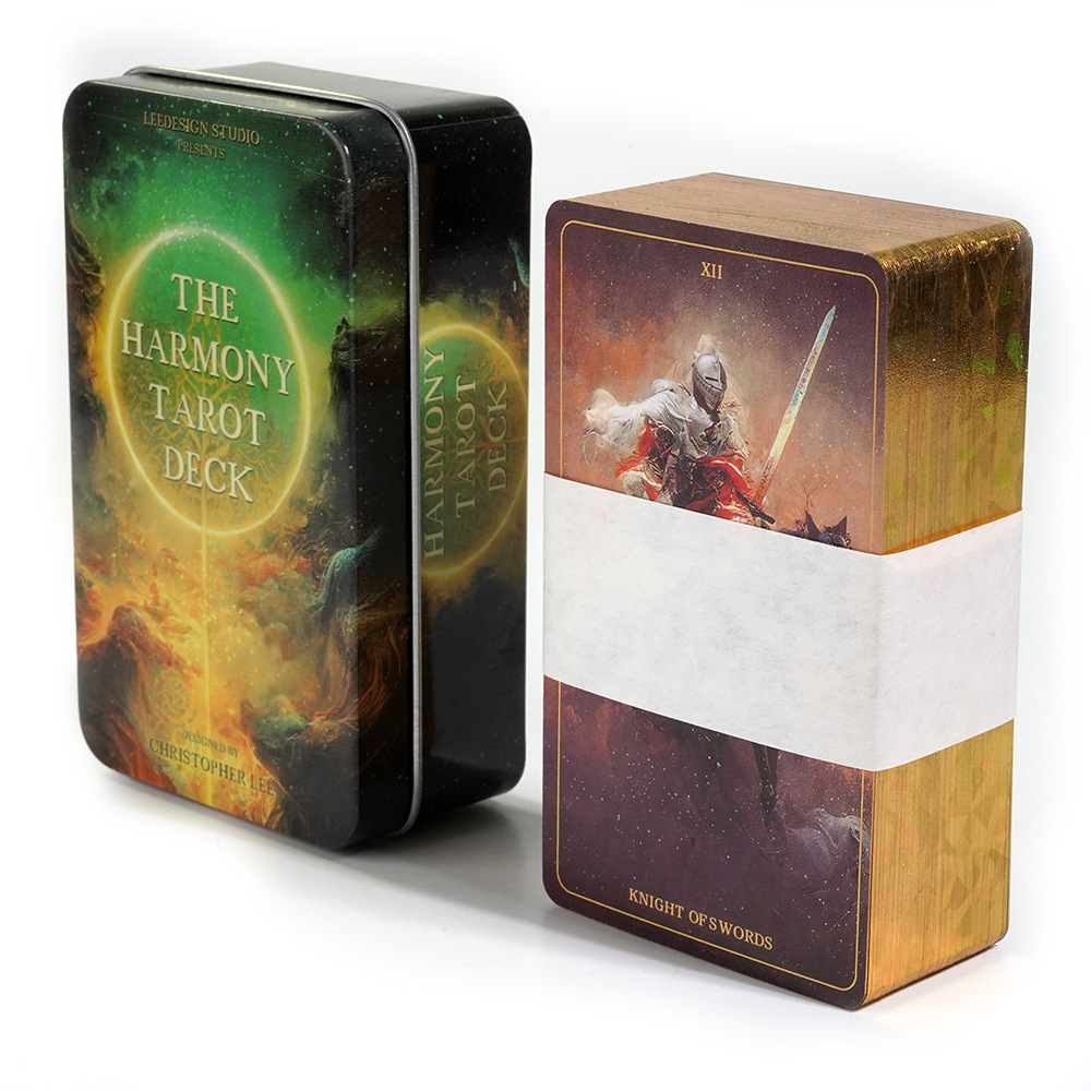 ไพ่ทาโรต์กลมกลืนในกระป๋องที่มี - Tarot Cards Deck With Guidebook บทวิจารณ์และราคา