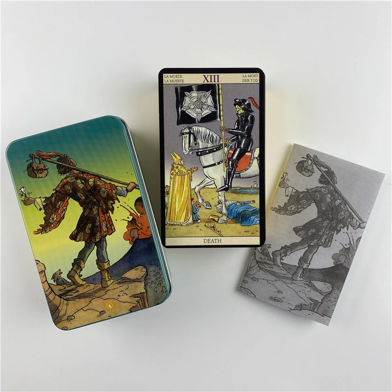 กล่องโลหะรุ่นเคลือบทอง ชุดไพ่ท - Tarot Cards Deck With Guidebook บทวิจารณ์และราคา