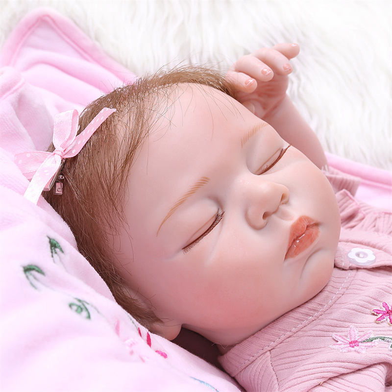 ตุ๊กตาเด็กแรกเกิดขนาด 48 ซม. ท - Reborn Baby Doll Silicone Realistic บทวิจารณ์และราคา