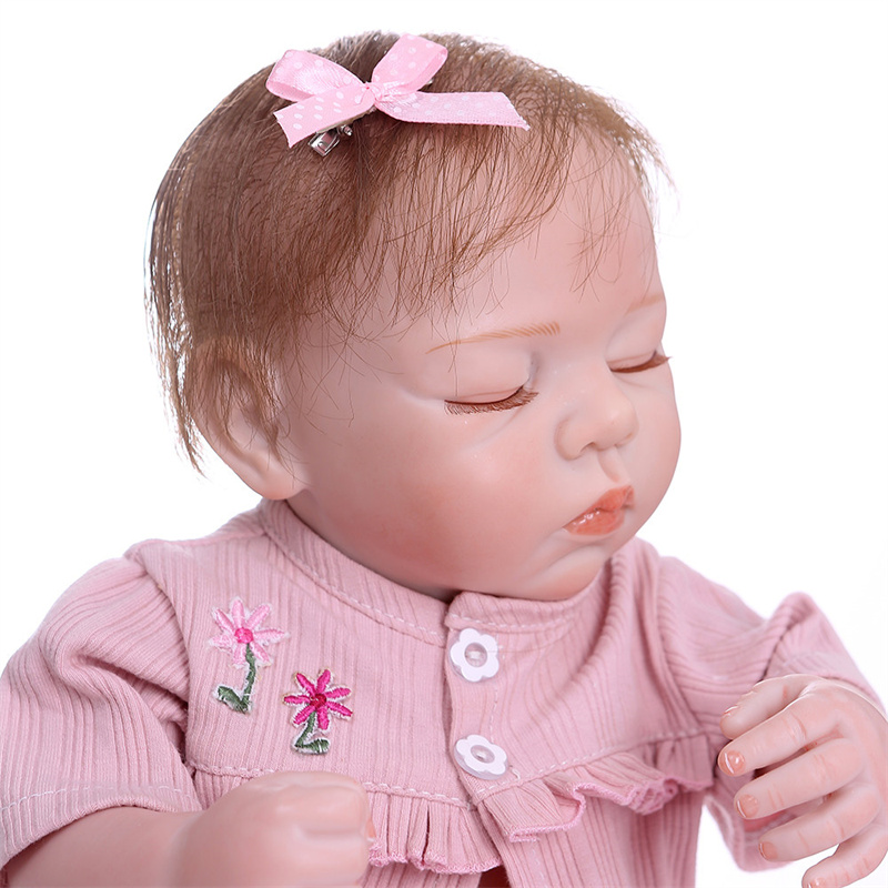 ตุ๊กตาเด็กแรกเกิดขนาด 48 ซม. ท - Reborn Baby Doll Silicone Realistic บทวิจารณ์และราคา
