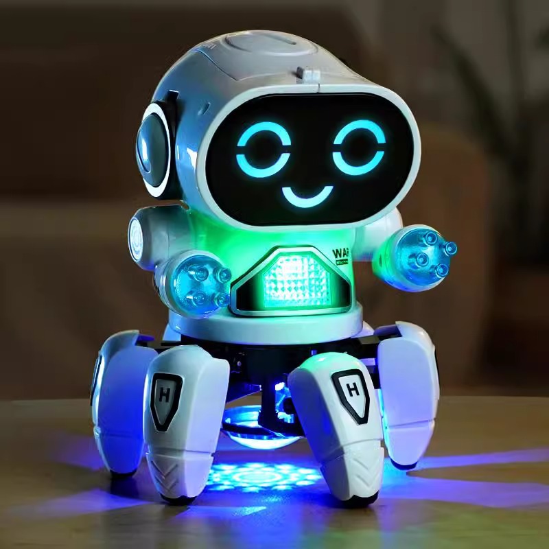 หุ่นยนต์ปลาหกขาเต้นได้ พร้อมไฟ - Educational Toys บทวิจารณ์และราคา