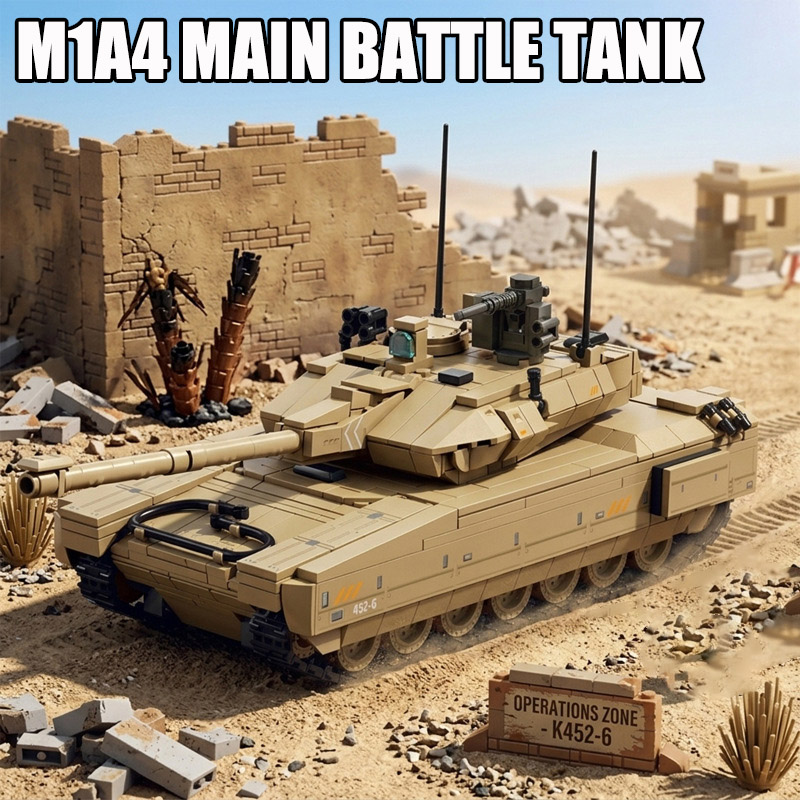 ชุดตัวต่อรถถังรบหลัก M1A4 Delt - Lego Compatible Military Tank บทวิจารณ์และราคา