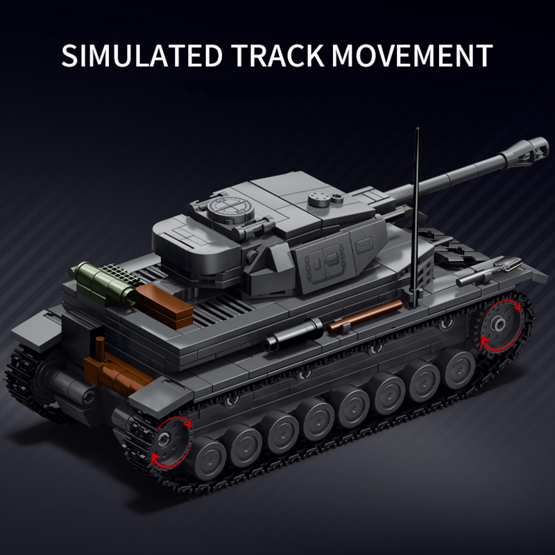 ชุดตัวต่อรถถัง Panzerkampfwage - Lego Compatible Military Tank บทวิจารณ์และราคา