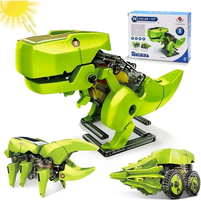 ชุดหุ่นยนต์พลังงานแสงอาทิตย์ 3 - Stem Solar Robot Kit For Kids บทวิจารณ์และราคา