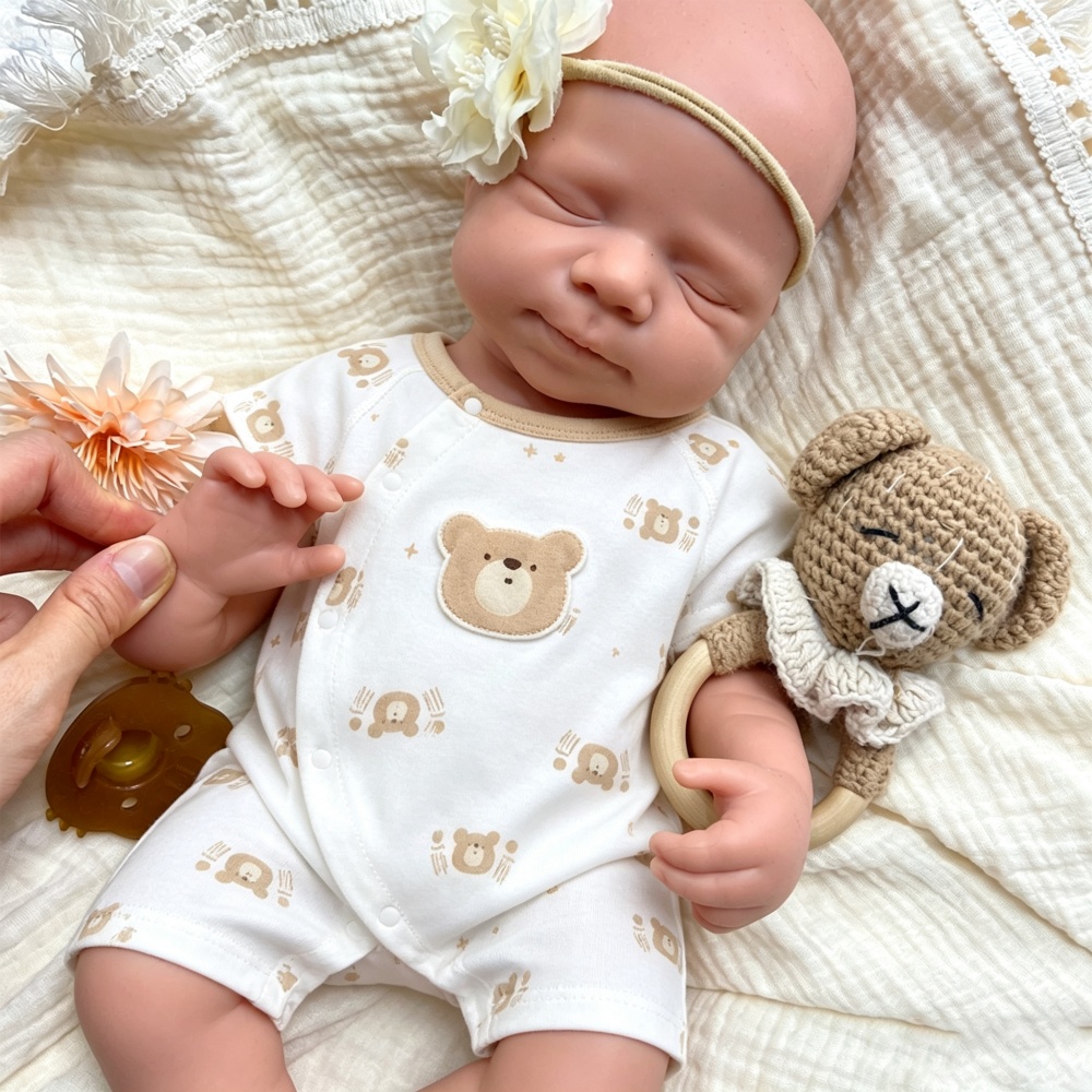 ตุ๊กตาซิลิโคนรีบอร์น DIY ขนาด  - Reborn Baby Doll Silicone Realistic บทวิจารณ์และราคา