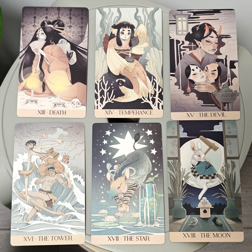 ไพ่ทาโรต์โยไค 78 ชิ้น ไพ่ทาโรต - Tarot Cards Deck With Guidebook บทวิจารณ์และราคา